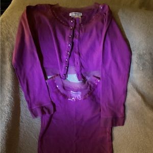 10/12 medium kids jacket and tank